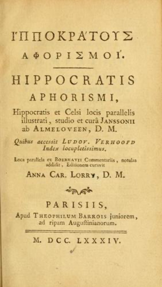 Cover of Aphorisms