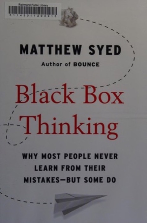 Cover of Black Box Thinking